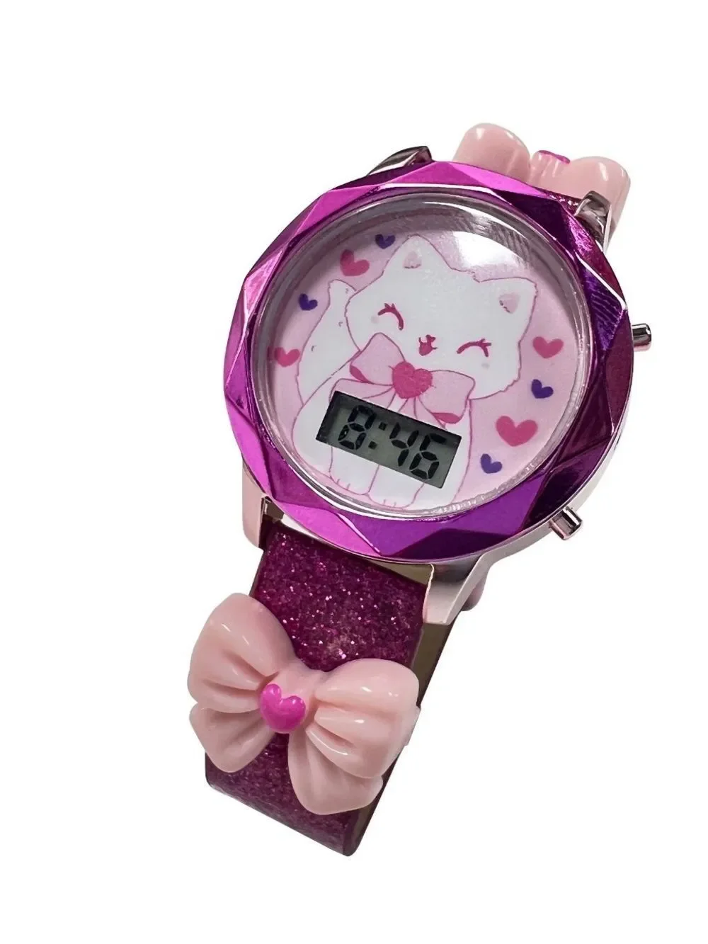 Wonder Nation Kitten Fashion LCD Watch NEW!